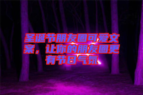 圣誕節(jié)朋友圈可愛文案，讓你的朋友圈更有節(jié)日氣氛
