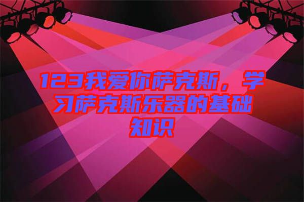 123我愛你薩克斯，學(xué)習(xí)薩克斯樂器的基礎(chǔ)知識