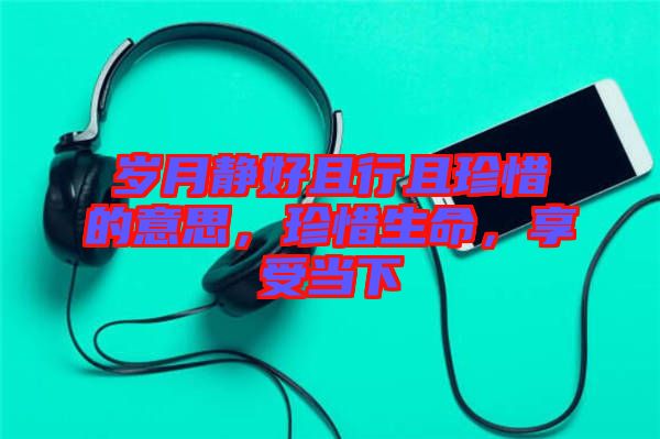 歲月靜好且行且珍惜的意思，珍惜生命，享受當下
