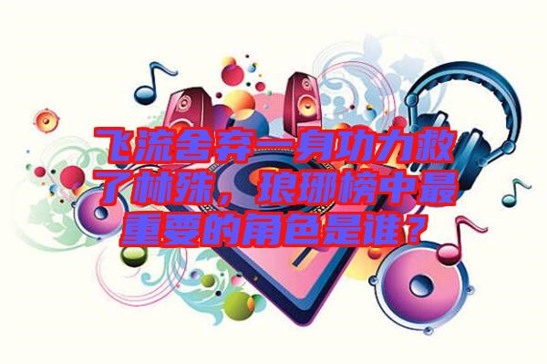 飛流舍棄一身功力救了林殊，瑯琊榜中最重要的角色是誰？