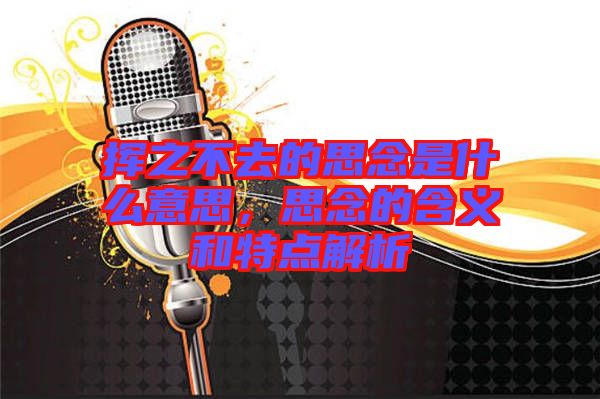 揮之不去的思念是什么意思，思念的含義和特點解析
