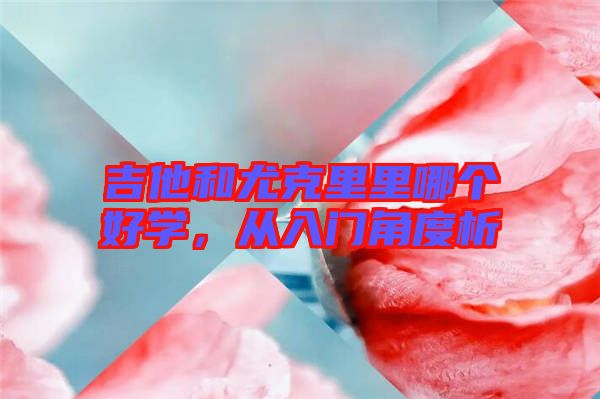 吉他和尤克里里哪個好學，從入門角度析