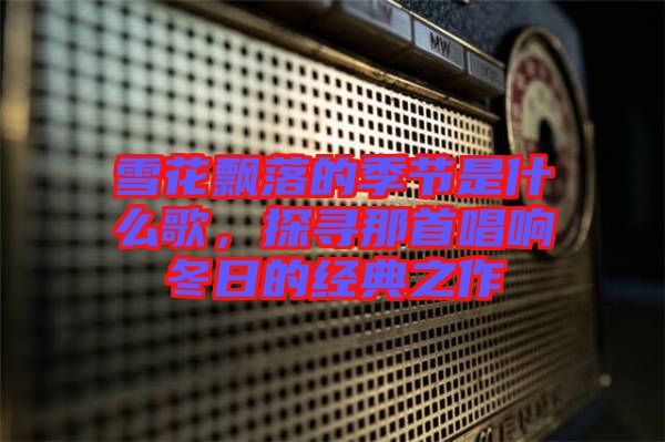 雪花飄落的季節是什么歌，探尋那首唱響冬日的經典之作
