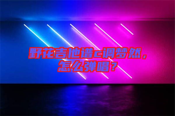 野花吉他譜c調夢然，怎么彈唱？
